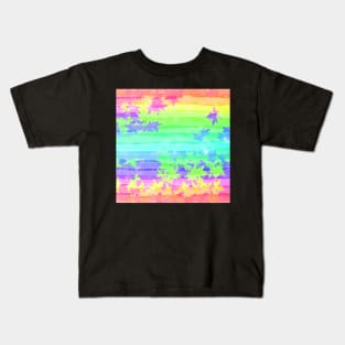 Rainbow Maple Kids T-Shirt